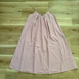 Hatch Striped Cotton Nursing Nightgown S
